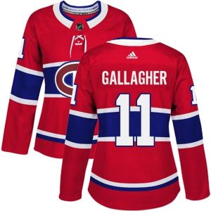 Damen Montreal Canadiens Trikot Brendan Gallagher 11 Rot Authentic